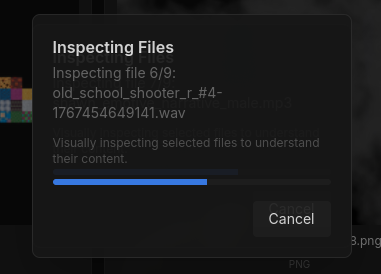 Audio file being analyzed